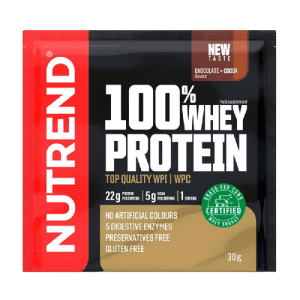 Nutrend Proteína 100% Whey – 30g (Chocolate+Cacau)